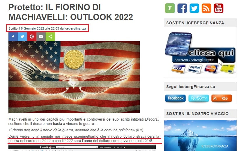 CROLLA L'EURO ... BREAK UP! - icebergfinanza