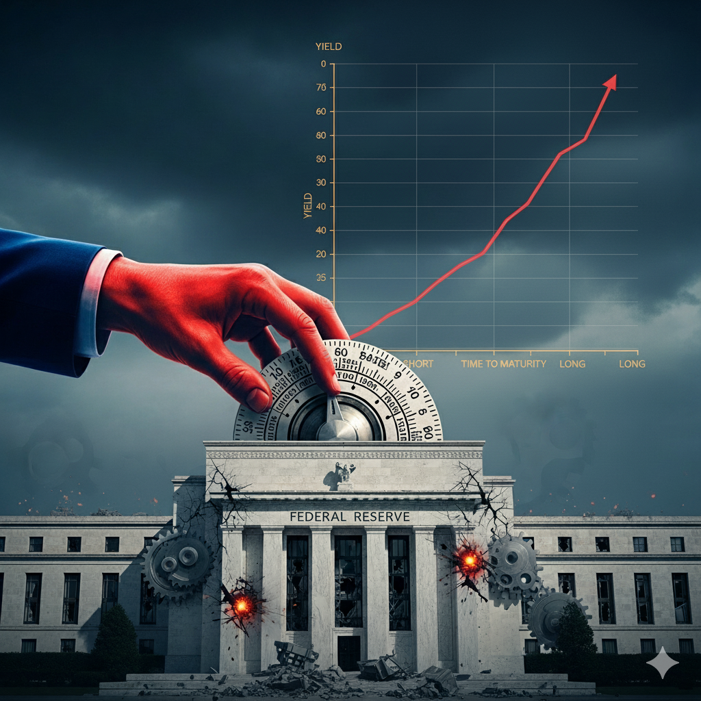Assedio Fed: La Curva dei Tassi in Steepening Lancia un Allarme